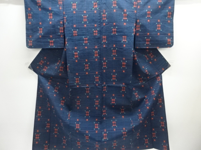 Japanese Kimono / Tsumugi Omeshi Silk